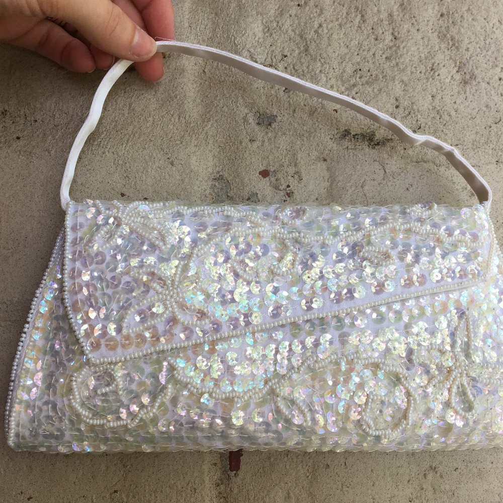 NEW Vintage Beaded La Regala Evening Clutch